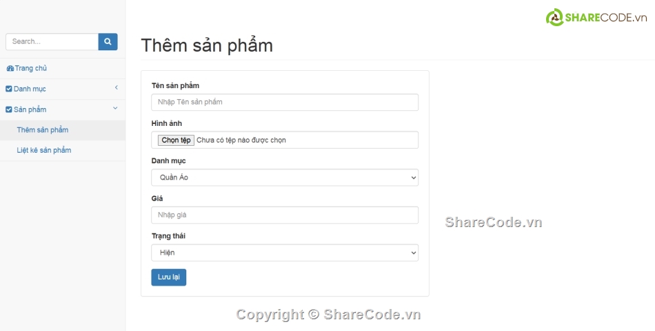 web php,web bán hàng php,php đơn giản